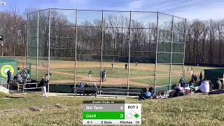 Cecil College vs Delaware Tech  NJCAA Baseball  21624 [upl. by Lien]