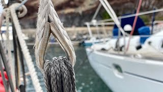 DYNEEMA Part 3 How to Splice Your Stay  Sailing Wisdom [upl. by Luciana]