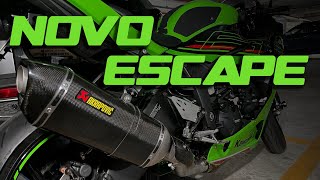 NOVO ESCAPAMENTO ZX6R 2025 [upl. by Orecic]