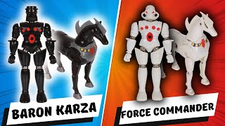 DISCOVERING CLASSIC MICRONAUT TOYS BARZON KARZA amp THE FORCE COMMANDER [upl. by Eulalie]