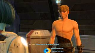 SWTOR Torian romance conversation for a nonMandalorian toon [upl. by Hamrah462]