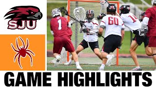 2 Richmond vs 1 Saint Josephs Lacrosse Highlights  Championship  2024 College Lacrosse [upl. by Karyl]