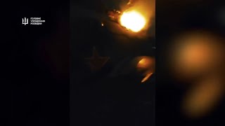 Russian Mi24 Set on Fire by Saboteurs at Klin Air Base Near Moscow [upl. by Eseela204]