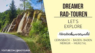 Radtour Nordschwarzwald  Gernsbach  BadenBaden  Merkur  Murgtal  Freudenstadt 2022 74KM [upl. by Yliak278]