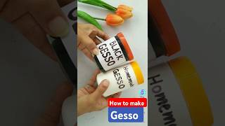 How To Make Gesso shorts youtubeshorts diy gesso craft [upl. by Acireit585]