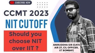 CCMT 2023  NIT Cutoffs Branch and Category wise aniruddhasir gate2023 ccmt nit mtech cutoff [upl. by Lamej]