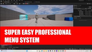 Super Easy Professional Menu System in Unreal Engine 54 Using UI Material Lab [upl. by Cleodell]