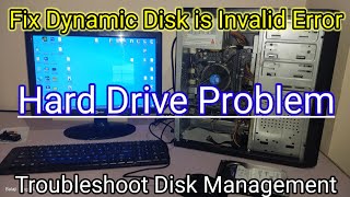 How to Fix Dynamic Disk is Invalid Error on Windows computer [upl. by Elrae368]