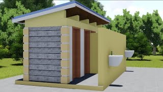 Check Out This Amazing Toilet Latrine Design  Pit Latrine  How To Use The African Pit Latrine [upl. by Giark]