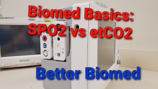 Biomed Basics Pulse Oximetry SPO2 vs End Tidal CO2 etCO2 [upl. by Doro]