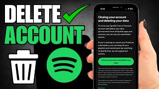 How To Delete Spotify Account Permanently on iPhone [upl. by Denoting]