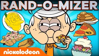 FOOD RANDOMIZER 🍝  The Loud House  Nicktoons [upl. by Wycoff696]