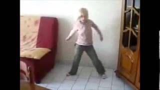 Young White Girl Dances to African Music  HQ Sound [upl. by Wilone796]