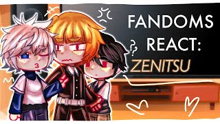 ★ ꔛ ꒰ FANDOMS REACT SEASON 2 ⋮ ZENITSU ╰╮26 ♡ ੭ [upl. by Leibarg976]