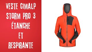 Veste Cimalp Storm pro 3 imperméable et respirante [upl. by Sachs]