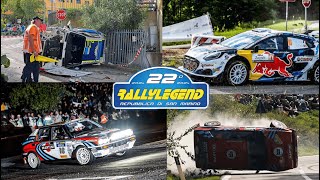 RALLY LEGEND 2024  Crashes Jumps Show amp WRCGroup B [upl. by Yelad]