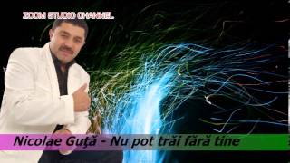 NICOLAE GUTA  NU POT TRAI FARA TINE ZOOM STUDIO [upl. by Larner]