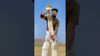 Willage Sports Hard Plastic Bat Performance Test in Ground With Leather Ball cricket shorts test [upl. by Utham333]