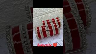 Trendy Bridal Chura Design 😍🥰fashionshortschurapunjabibridebanglesviralmakeup [upl. by Akienaj632]