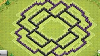 Clash of Clans  Best Townhall 8 Anti Hog TrophyWar Base [upl. by Obnukotalo154]