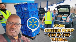 Spark driver walmart Curbside Pickup Tutorial  tips and tricks  walmart spark delivery driver [upl. by Olethea]