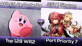 APLE  JeJaJeJa Kirby vs SST  Shuton PyraMythra  Port Priority 7 Top 128 Winners Round 2 [upl. by Jephum460]