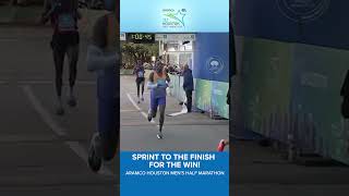 Jemal Yimmer Aramco Houston Half Marathon winner [upl. by Melan]