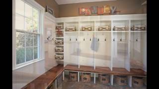 mudroom lockers with bench [upl. by Kcitrap]