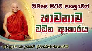 නිවසේ සිට පහසුවෙන් භාවනාව වඩන ආකාරය  most ven na uyane ariyadhamma thero [upl. by Sheryle]