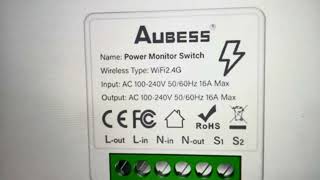 Hard Reset Aubess Tuya 16A Smart Switch [upl. by Olenka769]