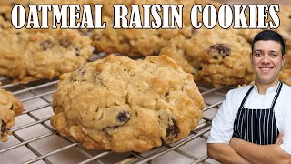 How to Make Oatmeal Raisin Cookies  Oatmeal Raisin Cookie Recipe by Lounging with Lenny [upl. by Ennailuj]