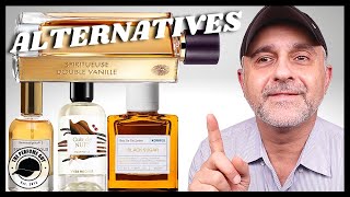 INEXPENSIVE GUERLAIN SPIRITUEUSE DOUBLE VANILLE ALTERNATIVES  CHEAP BOOZY VANILLA PERFUMES [upl. by Malvina]