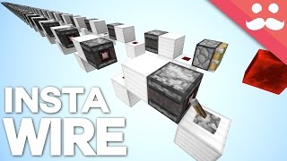 How To Build INSTANT REDSTONE WIRE in Minecraft 111 [upl. by Civ]