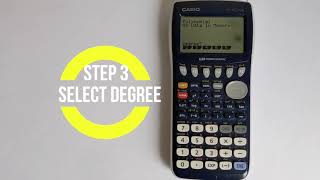 Casio FX9750GII Graphical Calculator How to Solve Quadratic Equations [upl. by Sophia]