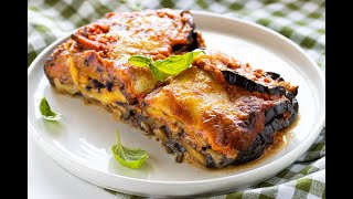 PARMIGIANA MELANZANE NON FRITTE  più leggera ma ugualmente golosa [upl. by Leahcir]