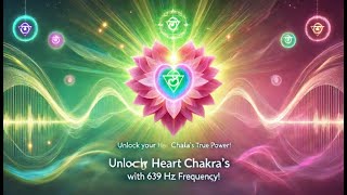 639 Hz Frequency Unlock Your Heart Chakras True Power [upl. by Rehpotirhc]