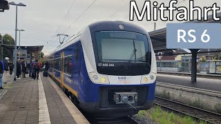 Mitfahrt  Coradia Continental BR440  Linie RS6  Verden Aller  Rotenburg Wümme [upl. by Baoj974]