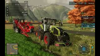 FS22 Platinum  AIVE  Claas Axion 960 Terra Trac amp Dewulf GCCI Harvest Carrots  Erlengrat [upl. by Enreval]