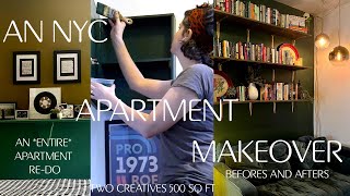 ReDecorating Our Entire New York City Apartment Two Creatives A Very Small Apt Making NYC Home [upl. by Viddah]