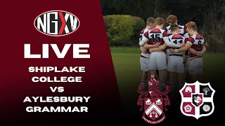 LIVE RUGBY SHIPLAKE COLLEGE vs AYLESBURY GRAMMAR  SCHOOL RUGBY [upl. by Elleinad]