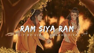 ❤️Ram Siya Ram  Lofi Version  Mangal Bhavan Amangal Hari  राम सिया राम  2 hour straight [upl. by Noxid]