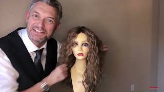 Crimping amp Styling a Human Hair Wig [upl. by Apthorp]