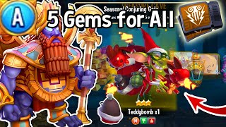 Monster Legends Teddybomb for 5 Gems🐍 New Pattern Tickets Enkidu the Untombed Treasure Cave [upl. by Iramat]