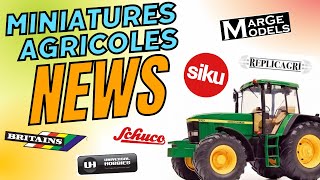 Miniatures agricoles  les NOUVEAUTÉS 2023  Schuco Britains Universal Hobbies Marge models etc [upl. by Nhguav867]