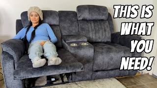 Consofa Zero Gravity Power Reclining Loveseat Review  Everyone needs something this comfortable [upl. by Gnurt]