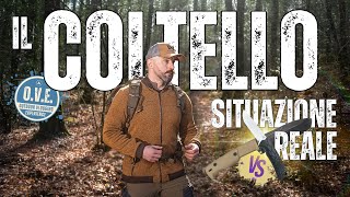 COLTELLO IN SITUAZIONE REALE  BUSHCRAFT E SURVIVAL QUALE PORTARE [upl. by Bondon]