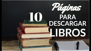 10 páginas para descargar libros GRATIS [upl. by Chrissy]