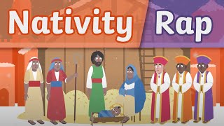 The Nativity Story Song  A Christmas Rap  Twinkl Kids Tv [upl. by Dixil897]