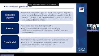 Conferencias Ciudadanas 2024  Datos de cultura cómo se miden con la Encuesta Nacional de Empleo [upl. by Goto]