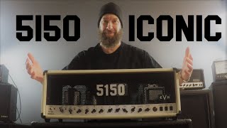 Unboxing1st Impression Demo EVH 5150 Iconic 80W Guitar Amplifier Head Ivory [upl. by Ettennaej]